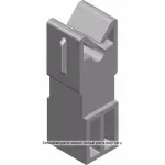11601973 - : Driver Side Brake Hydraulic Line Clip for GM Image