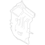 2216822000 - Panelling: Damping for Mercedes-Benz: 300S, CL550, CL600, CL63 AMG, CL65 AMG, S600, S63 AMG Image