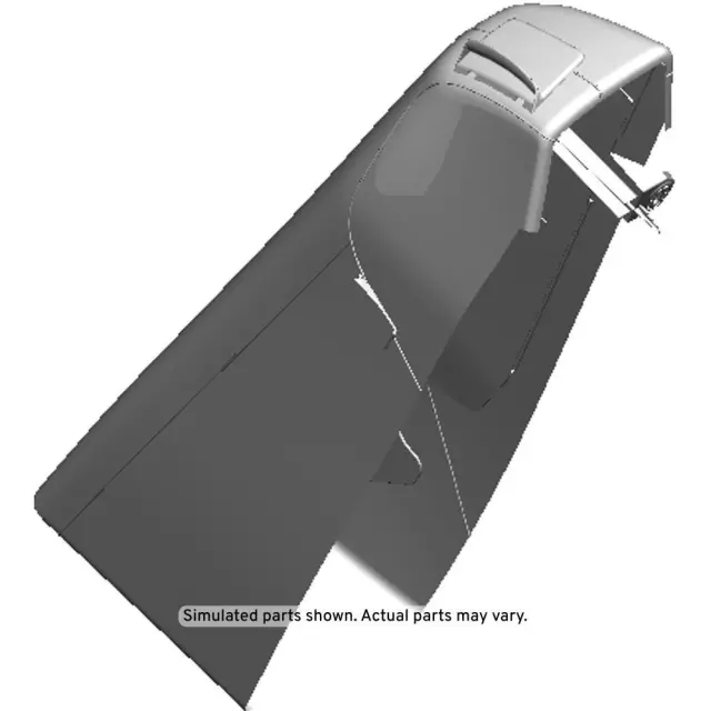 84180825 - : Jet Black Rear Driver Side Seat Back Bolster for GM Image