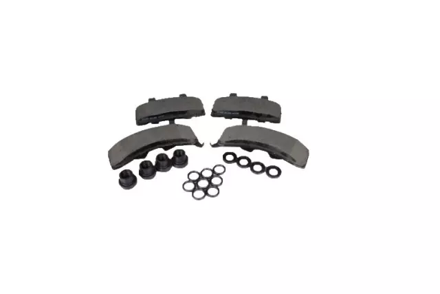 89026844 - Brakes: Disc Brake Pad Set for Cadillac: 60 Special, DeVille, Escalade, Fleetwood | Chevrolet: Astro, C1500, C2500, Express 1500, Express 2500, K1500 Pickup, K2500 Pickup, Suburban C1500, Suburban C2500, Suburban K1500, Suburban K2500, Tahoe | GMC: C1500 Pickup, C2500 Pickup, K1500 Pickup, K2500 Pickup, Safari, Savana 1500, Savana 2500, Suburban C1500, Suburban C2500, Suburban K1500, Suburban K2500, Yukon Image