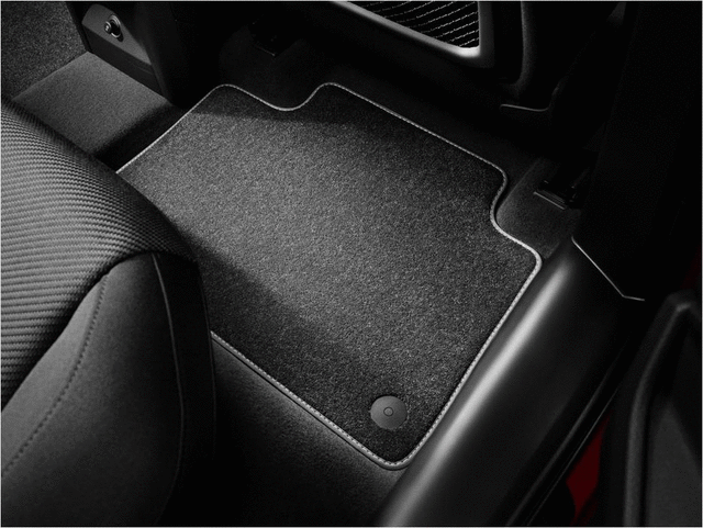 4KE061276MNO - : Premium Textile Floor Mats - Rear for Audi: e-tron Sportback, Q8 e-tron Image