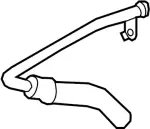 140555CA6C - Belts &amp; Cooling: Engine Coolant Hose for INFINITI: Q50, Q60 Image