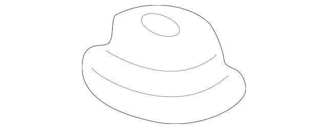 2109973581 - Springs, Suspension and Hydraulics: Grommet for Mercedes-Benz: CL500, CL55 AMG, S430, S55 AMG, SL500, SL55 AMG, SL550, SL600, SL63 AMG, SL65 AMG Image image