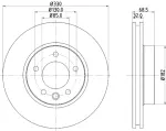 355109742 - : Disc Brake Rotor for Hella Pagid Image