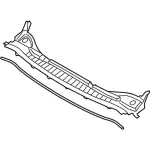 KT4Z58018A16AA - Body: Cowl Grille for Ford: Edge Image