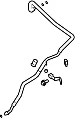 92480EH100 - : Low Pressure Hose for Infiniti Image