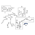 EJ7Z-6758-D - Evaporative Emissions System Lines 2013-2020 Ford
