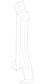 2045241440 - Chassis Sheet Metal Parts/Air Intake: Holder for Mercedes-Benz Image