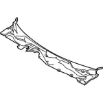 JR3Z63018A17AB - : Cowl Grille for Ford: Mustang Image