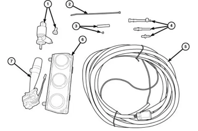82212859AB - Exterior Accessories: For Vehicles Without Auto Temp for Mopar Image
