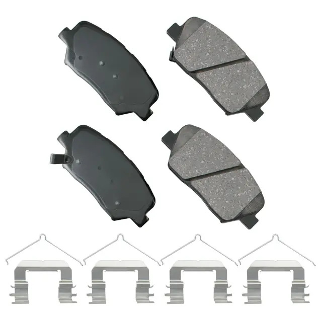 ACT1815A - : Akebono ProACT Ultra Premium Ceramic Disc Brake Pad Kit for AKEBONO Image