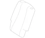 16792019168T38 - Body: Seat Back Cover for Mercedes-Benz Image