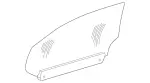2157200118 - Front Doors: Crank Window for Mercedes-Benz Image