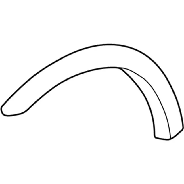 2L3Z16038BAPTM - Body: Wheel Opening Molding for Ford: Expedition, F-150, F-150 Heritage, F-250 Image