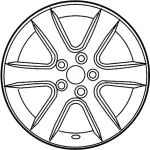 40300AU525 - : Wheel, Alloy for Infiniti Image