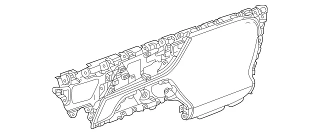 2477207807 - Front Door: Armrest for Mercedes-Benz: GLA250, GLA35 AMG, GLA45 AMG Image