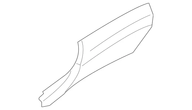 21968003983D02 - Body: Glove Box Door for Mercedes-Benz Image