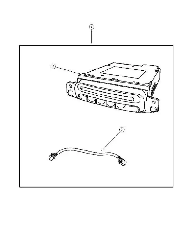 Cd Changer - 6 Disc Player Kit - Mopar (82208939)