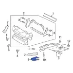 KR3Z8310A - Body: Radiator Support Air Deflector for Ford: Mustang Image