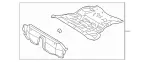 2086100361 - Body: Center Floor Pan for Mercedes-Benz Image