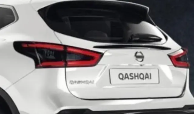 KE791HV57N - : Rear Glass Finisher - Black for Nissan: Qashqai, Rogue Sport Image