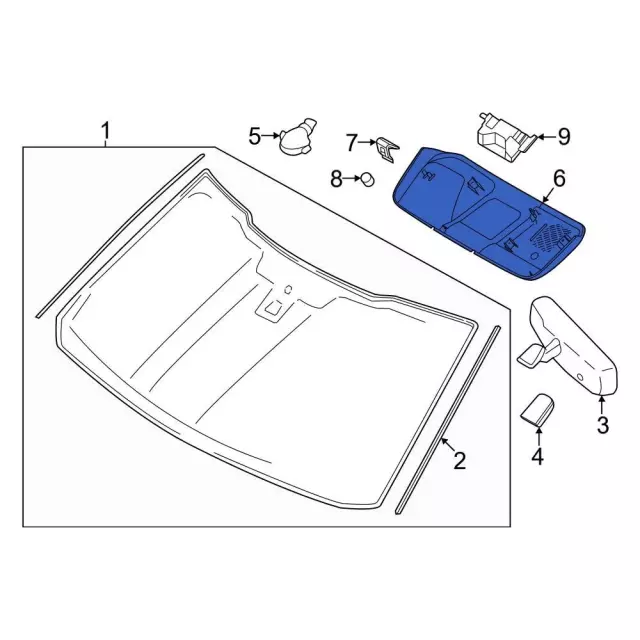 Cover Rain Sensor - Ford (ML3Z-17D550-AB)