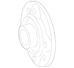 2213350045 - Front Axle: Flange for Mercedes-Benz Image