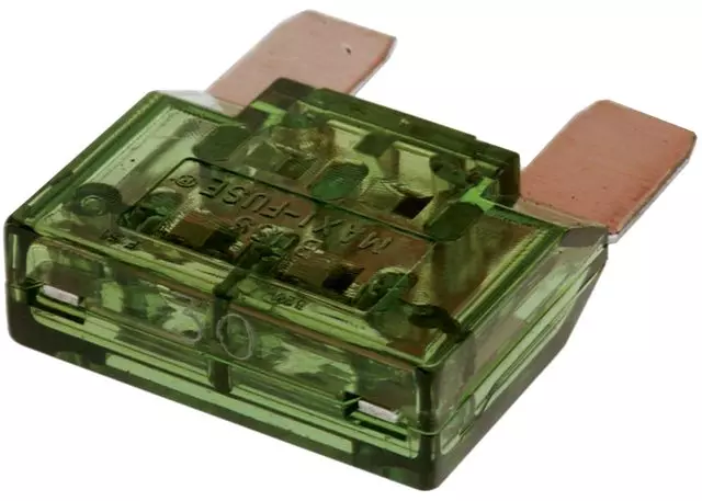 MAX305 - Electrical: ACDelcoâ„¢ Maxi Fuse for Buick: LaCrosse, LeSabre | Cadillac: DeVille, Escalade, Escalade ESV, Escalade EXT, Seville, XTS | Chevrolet: Avalanche 1500, Avalanche 2500, Equinox, Silverado 1500, Silverado 1500 Classic, Silverado 1500 HD, Silverado 1500 HD Classic, Silverado 2500, Silverado 2500 HD, Silverado 2500 HD Classic, Silverado 3500, Silverado 3500 Classic, Silverado 3500 HD, Suburban 1500, Suburban 2500, Tahoe | GMC: Sierra 1500, Sierra 1500 Classic, Sierra 1500 HD, Sierra 1500 HD Classic, Sierra 2500, Sierra 2500 HD, Sierra 2500 HD Classic, Sierra 3500, Sierra 3500 Classic, Sierra 3500 HD, Yukon, Yukon XL 1500, Yukon XL 2500 | Oldsmobile: Aurora | Pontiac: Bonneville, Grand Am, Sunfire, Torrent | Saturn: Vue Image image