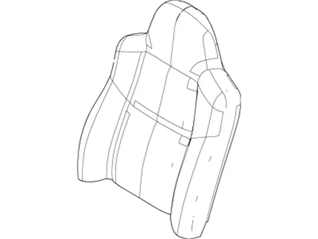8C3Z2564811B - Body: Seat Back Pad for Ford: F-250 Super Duty, F-350 Super Duty, F-450 Super Duty Image