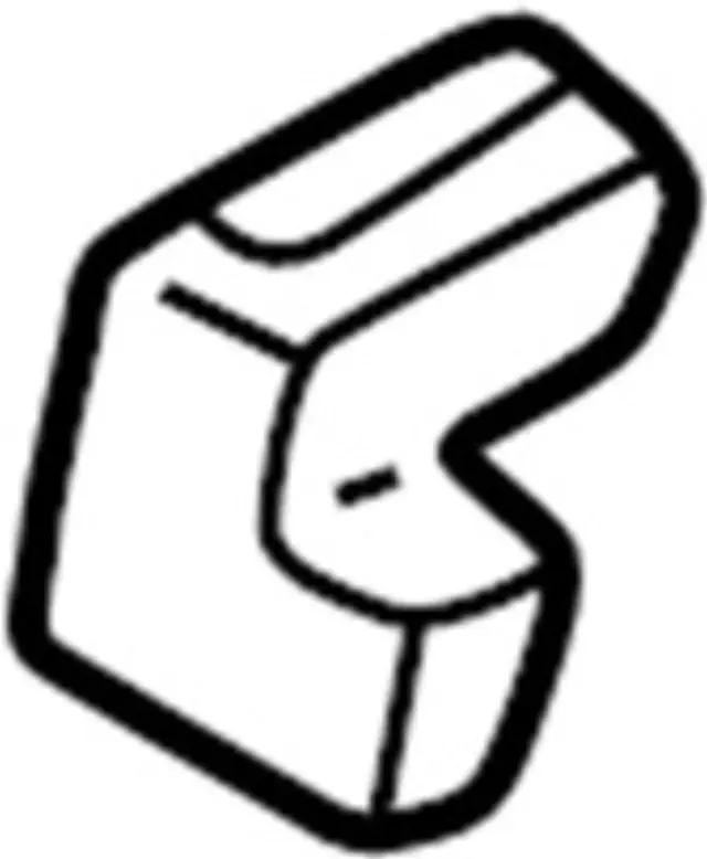 875554W024 - Body: Track End Cover for INFINITI: QX4 Image