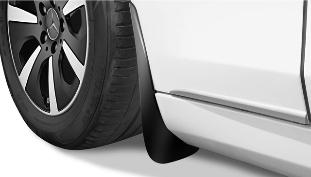 1778900900 - : Mud Flaps - Rear Set - Black / Grained for Mercedes-Benz Image