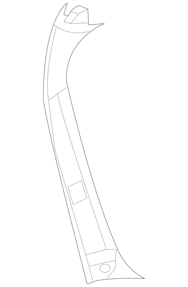 16474015709051 - Body: Side Gate Trim for Mercedes-Benz Image