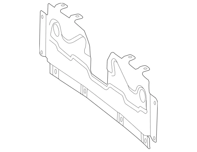 2316400032 - Rear End: Connecting Sheet for Mercedes-Benz: SL400, SL450, SL550, SL63 AMG, SL65 AMG Image image