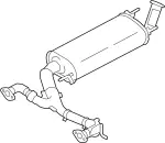 201005ZM0E - : Muffler &amp; Pipe for INFINITI: QX80 Image