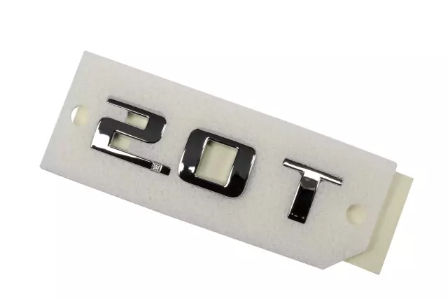 84234652 - : 2018-2020 Chevrolet Equinox - Exterior Bright Chrome Liftgate Engine Name Plate for GM Image