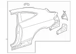 2056309703 - Body: Quarter Panel for Mercedes-Benz Image