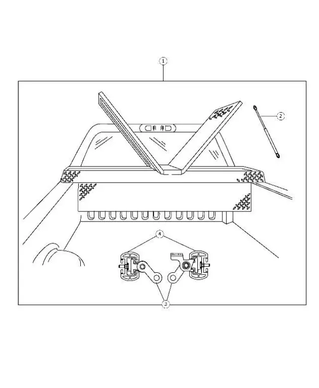 Latch - Mopar (68051207AA)