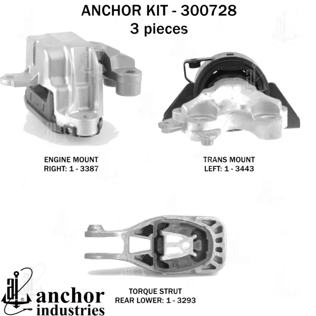 300728 - Engines &amp; Components: Anchor Engine Mount Kit for Anchor Image
