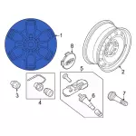 NL3Z1007D - : 2022-2024 Ford - Wheel, Spare for Ford: F-150, F-150 Lightning Image
