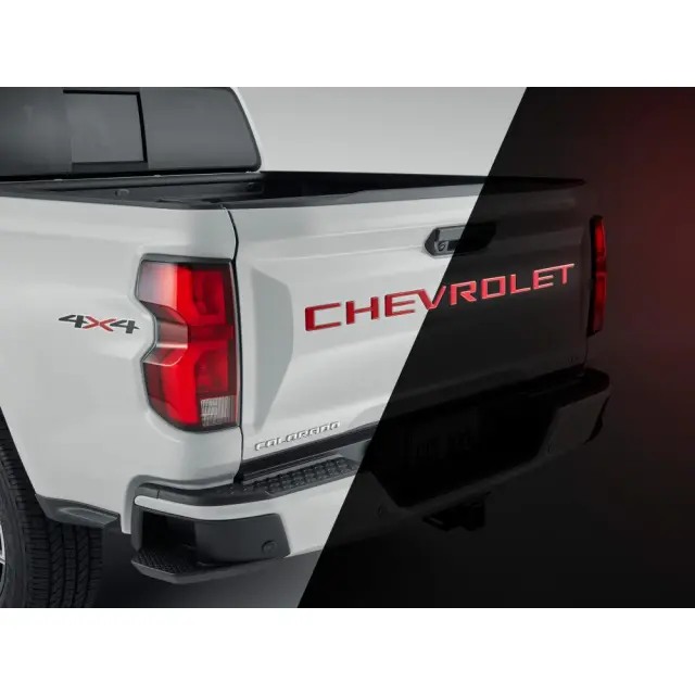 19434435 - Exterior: 3-D Urethane Reflective Chevrolet Tailgate for Chevrolet: Colorado Image