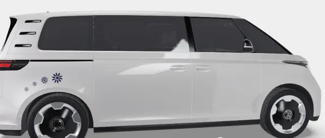 W00AAFXXXAAABA - Exterior: Wrapmate Diy - Oxeye Flowers for Volkswagen: ID. Buzz, Jetta Image