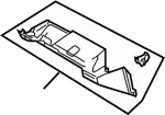 68108AM607 - : Glove Box Frame for Infiniti Image