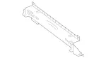 1666100017 - Substructure: Crossmember for Mercedes-Benz: GL350, GL450, GL550, GL63 AMG, GLE300d, GLE350, GLE400, GLE43 AMG, GLE450 AMG, GLE550e, GLE63 AMG, GLE63 AMG S, GLS350d, GLS450, GLS550, GLS63 AMG, ML250, ML350, ML400, ML550, ML63 AMG Image