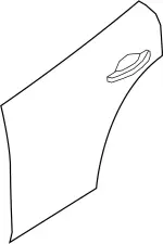 H21531CAMA - Body: Outer Panel for INFINITI: FX35, FX37, FX50, QX70 Image