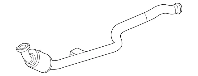 212490434764 - : Exchange Exhaust Gas Line for Mercedes-Benz Image