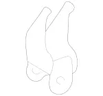 1633170040 - Body: Mount Bracket for Mercedes-Benz Image