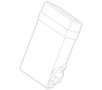 17797009003D16 - Body: Armrest for Mercedes-Benz Image