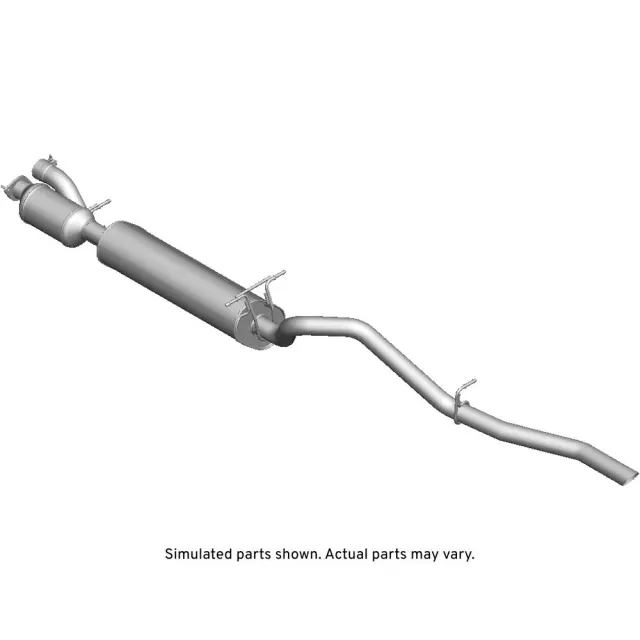 23424564 - : Muffler for Chevrolet: Silverado 2500 HD, Silverado 3500 HD | GMC: Sierra 2500 HD, Sierra 3500 HD Image