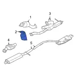 7F9Z5E212A - Exhaust: Catalytic Converter for FORD Image