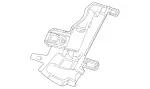 2477332200 - Rear Door: Holder for Mercedes-Benz: EQB 250+, EQB 300, EQB 350, GLA250, GLA35 AMG, GLA45 AMG, GLB250, GLB35 AMG Image